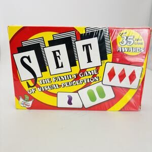 SET The Family Game of Visual Perception Educational Game. Pre Owned. Complete